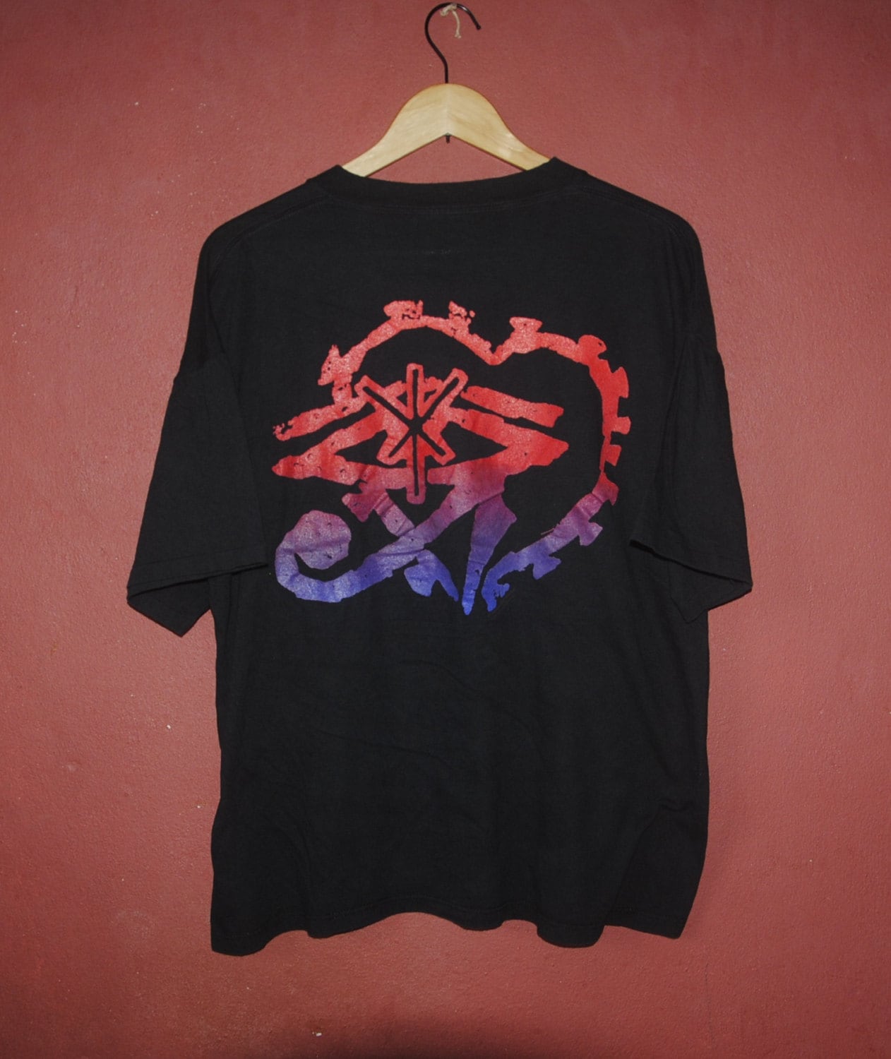 Vintage Dan Reed Network DRN 1992 band T shirt size Large / X-Large / 1990s DRN Funk rock psychedelia promo tees