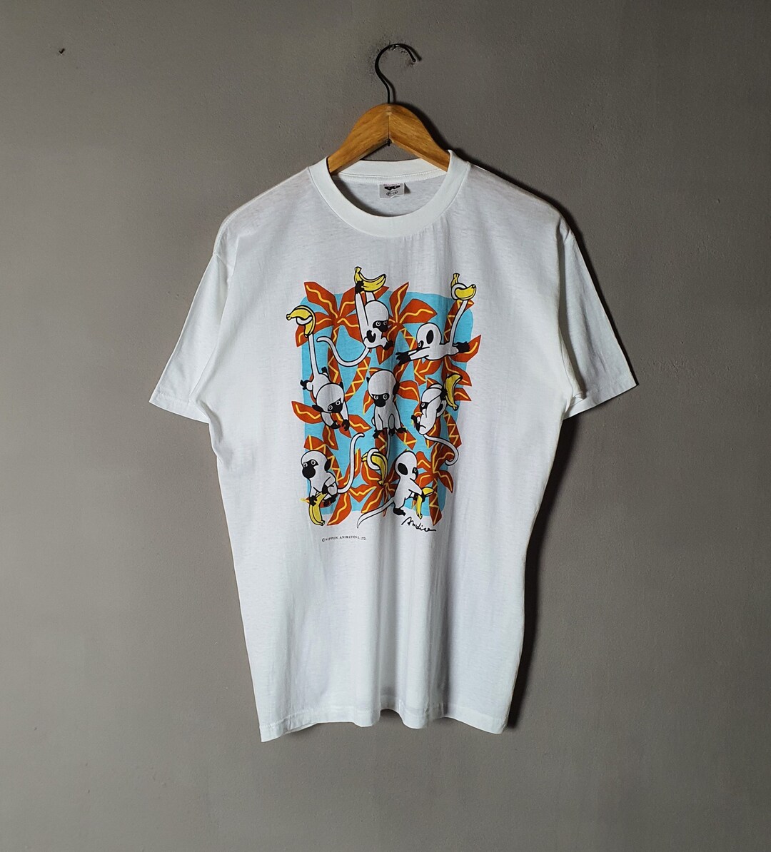 Camiseta japonesa vintage dos anos 90 THE AMEDIO Banpresto