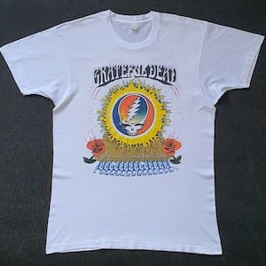 Vintage 1993 GRATEFUL DEAD Summer Tour T shirt size Large / Rare 90s GD Skeleton Skull Roses Rock Hippie Dancing Bear 1990s Jerry Garcia tee