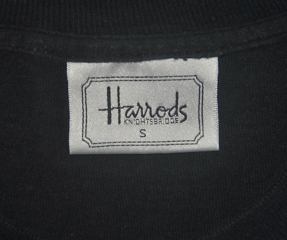 Vintage Harrod's Knightsbridge 1990s T Shirtsize Small / Vintage