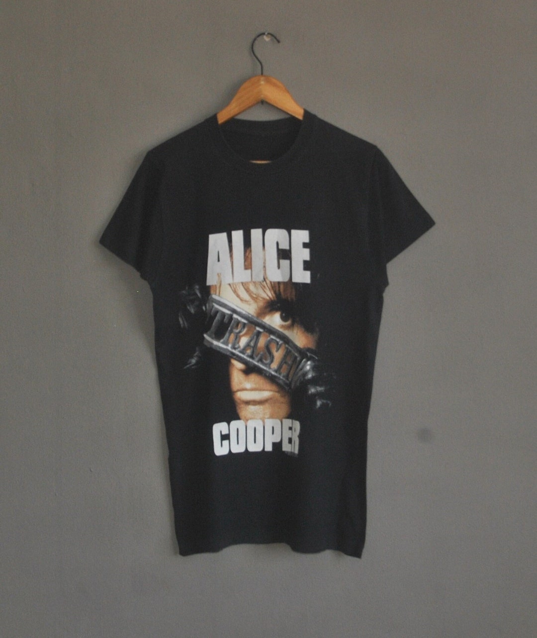 RARE 1986 Alice Cooper vintage rock tee mens L Screen Stars