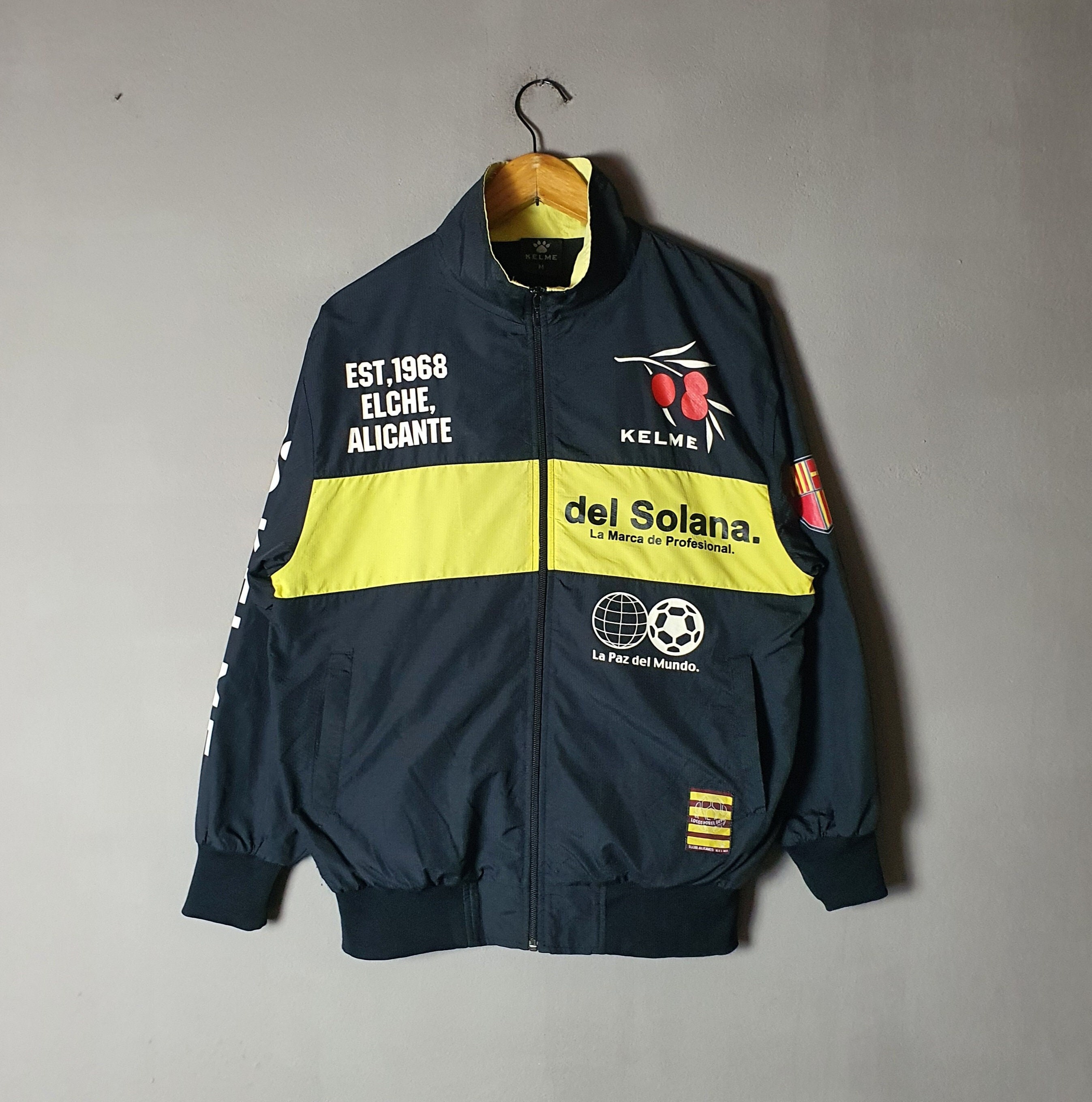 Vintage KELME Del Solana Windbreaker Jacket Size S-M / 90s Maglia Soccer  Spanish Football Sport Brand Sweater - Etsy Ireland