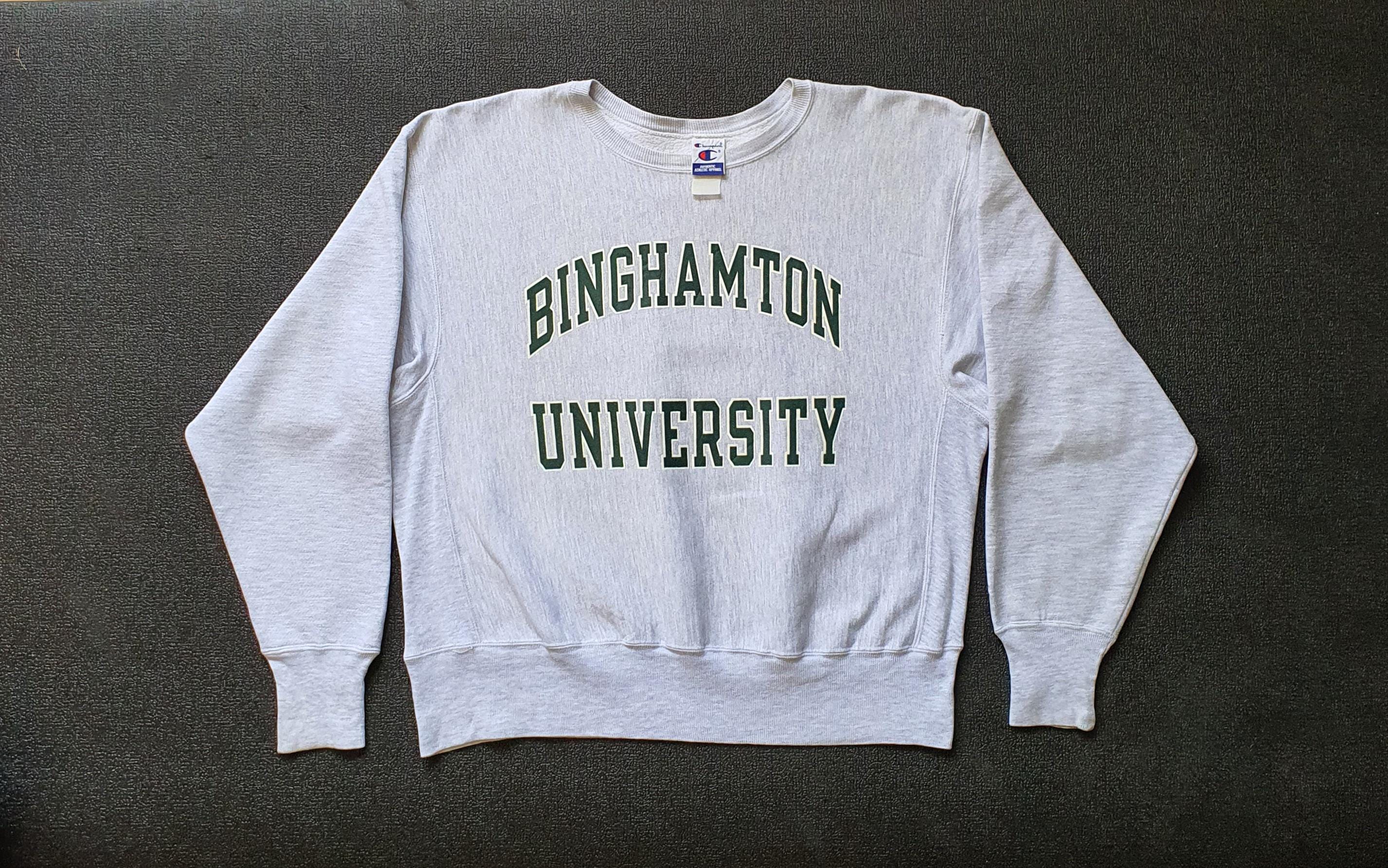 Vintage 90s Champion Binghamton University Sweatshirt Size