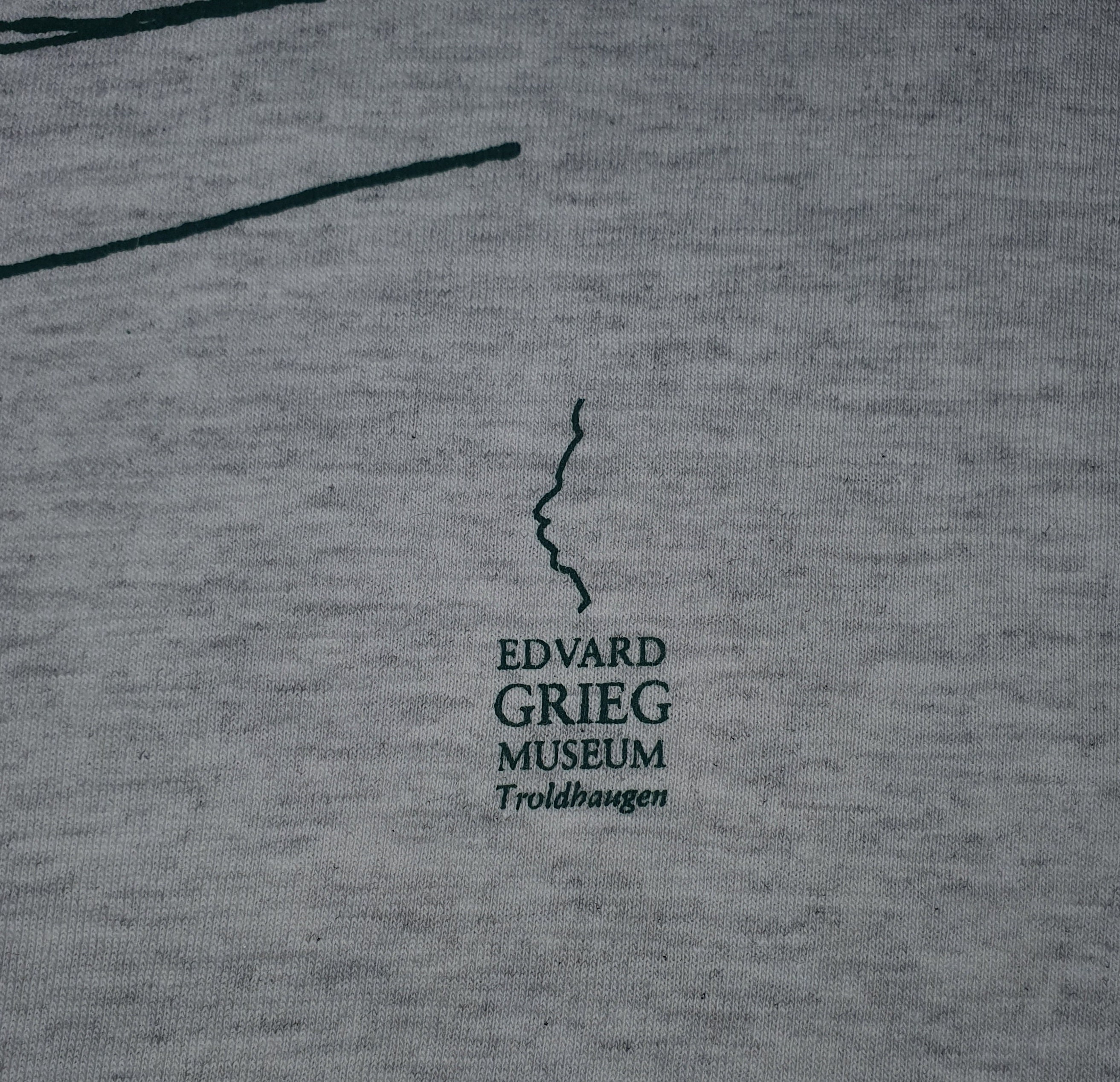 Vintage 90s EDVARD GRIEG Illustration Photo T Shirt Size XL 