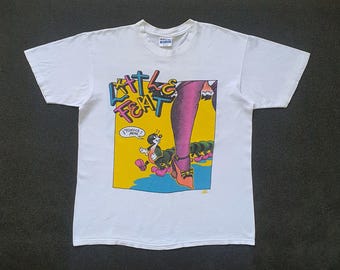 Vintage LITTLE FEAT 90s T Shirt Size Large / Rare 1990s