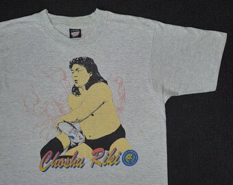 Choshu Riki 90sプロレスえび固め Tシャツ Choshu Riki 90sプロレスえび固め Tシャツ