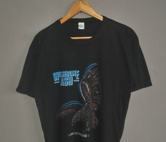 Vintage 1984 WISHBONE ASH Raw To The Bone Tour T … - image 3