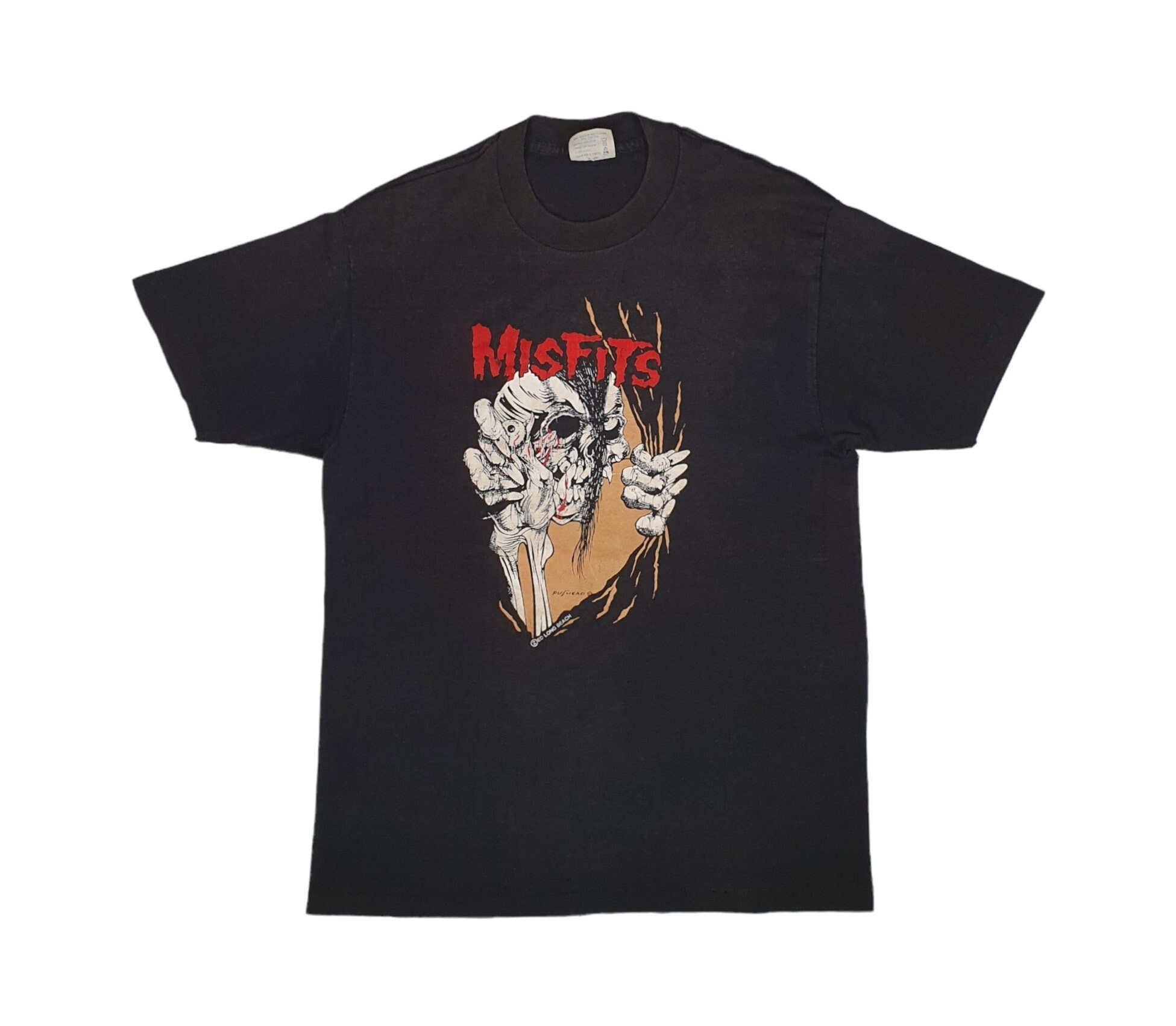 『希少』Misfits vintage 蓄光ロンT Msize 希少』Misfits vintage 蓄光ロンT Msize