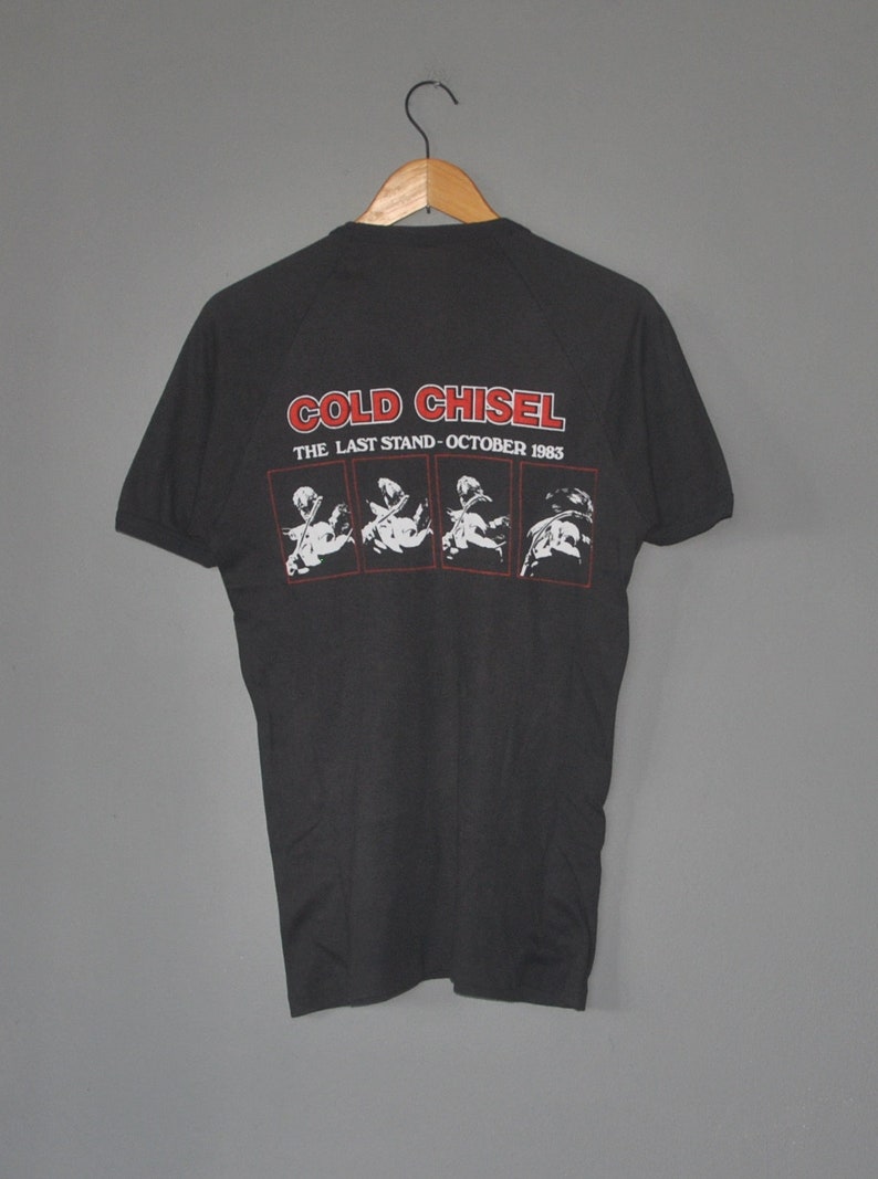 Vintage COLD CHISEL 1983 The Last Stand Concert Tour T shirt Etsy