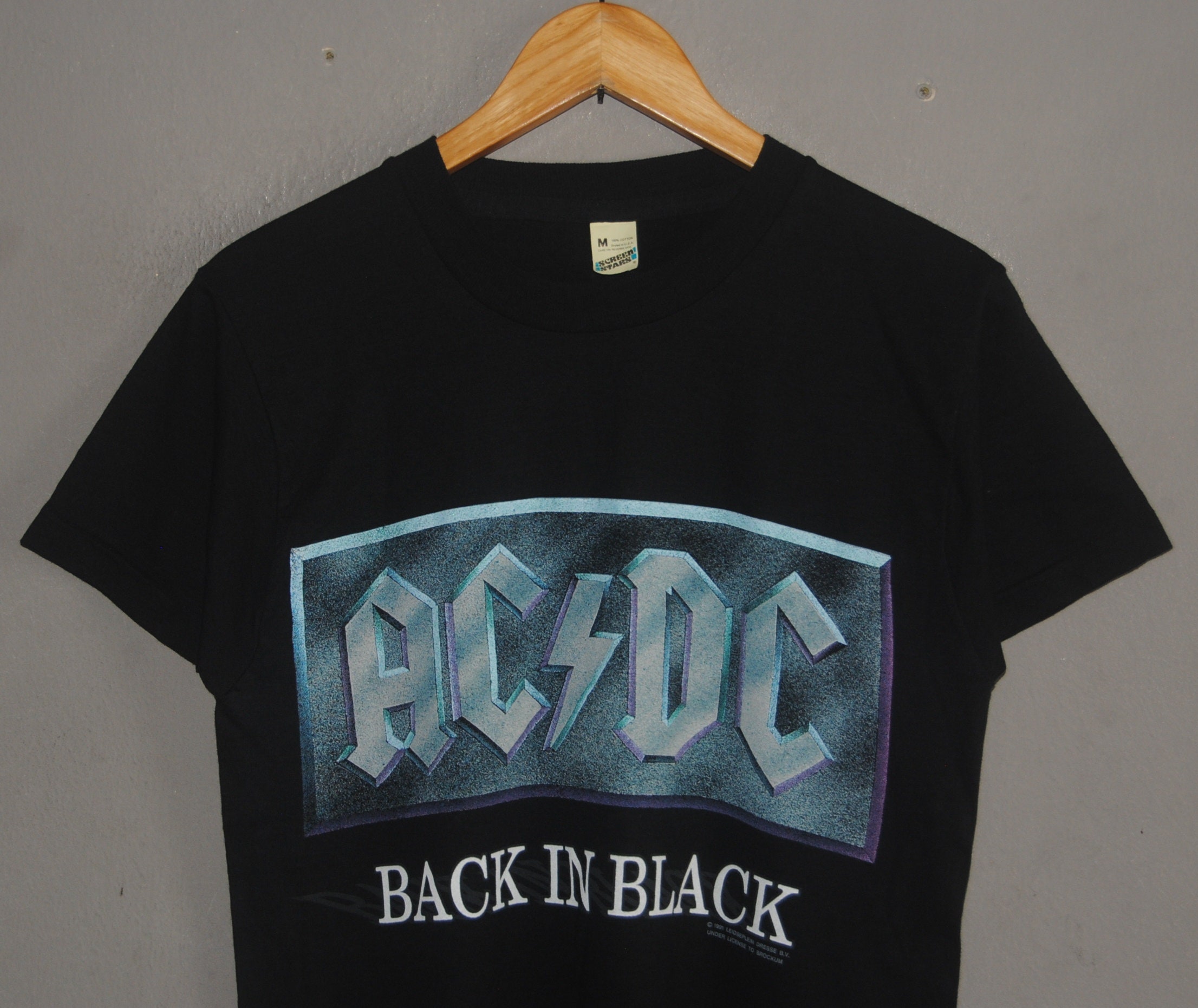 ヴィンテージ ACDC 1990-1991 ワールド ツアー バック イン