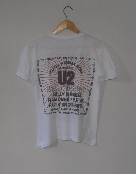 Vintage U2 With Ramones R.E.M Billy Bragg 1985 the Longest
