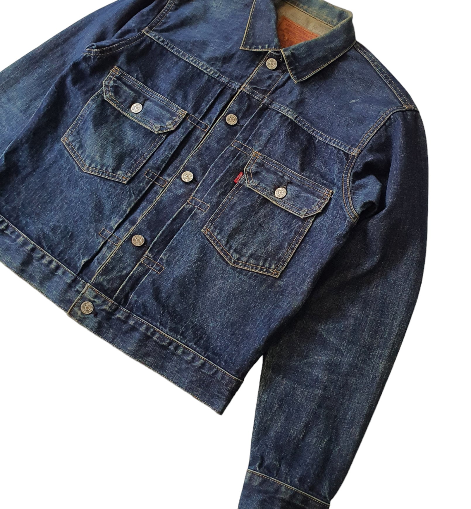 Vintage LEVI'S 507 Type 2 II Selvedge Denim Trucker Jacket Vintage LEVI'S 507 Type 2 II Selvedge Denim Trucker Jacket