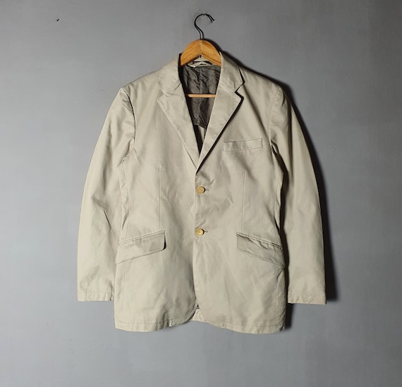 Paul Smith, Vintage R.NEWBOLD Paul Smith Men's Cotton Blazer Jacket size M-L / 90s Japanese streetwear High fashion Harajuku casual workwear jacket