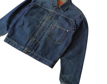 Vintage LEVI'S Type 1 Big E Denim Trucker Jacket Size 38/ M Vintage LEVI'S Type 1 Big E Denim Trucker Jacket Size 38/ M
