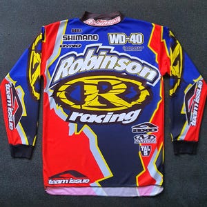 Vintage Aussie Robinson Racing Team 1990s BMX Jersey Shirt size Medium / 90s AMA Dyno Bmx USA Gt axo Outdoor Classic jersey