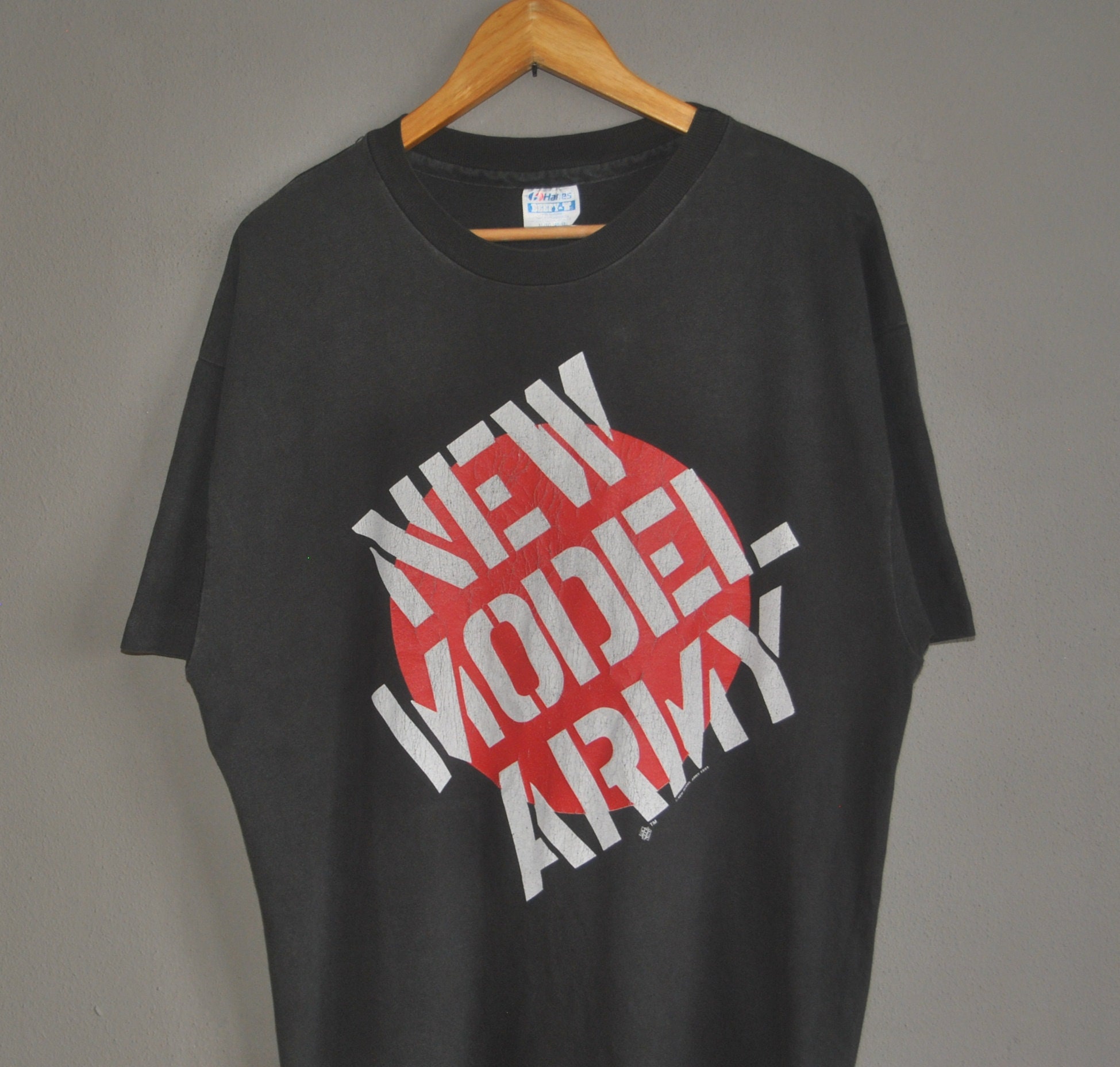 Vintage 1991 New Model Army Tour T Shirt Size X-large