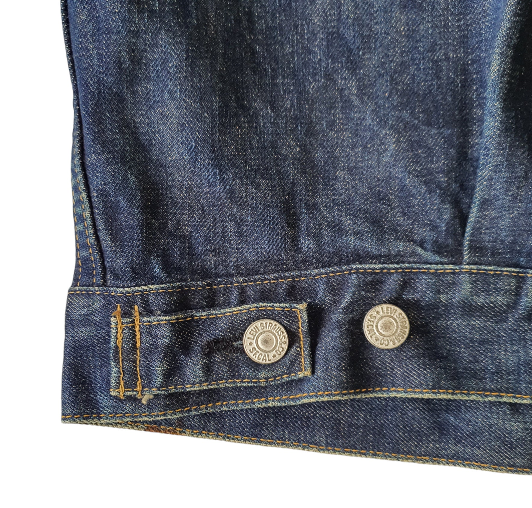 Vintage LEVI'S 507 Type 2 II Selvedge Denim Trucker Jacket Vintage LEVI'S 507 Type 2 II Selvedge Denim Trucker Jacket