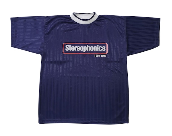 Vintage 1998 STEREOPHONICS Tour Jersey T Shirt Size Large Rare 90s 