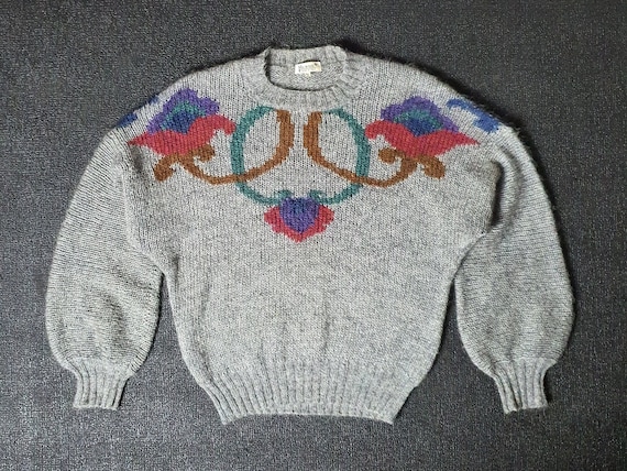 Vintage 80s HERNO Knit Pullover Sweater Size 42 / M / 1980s