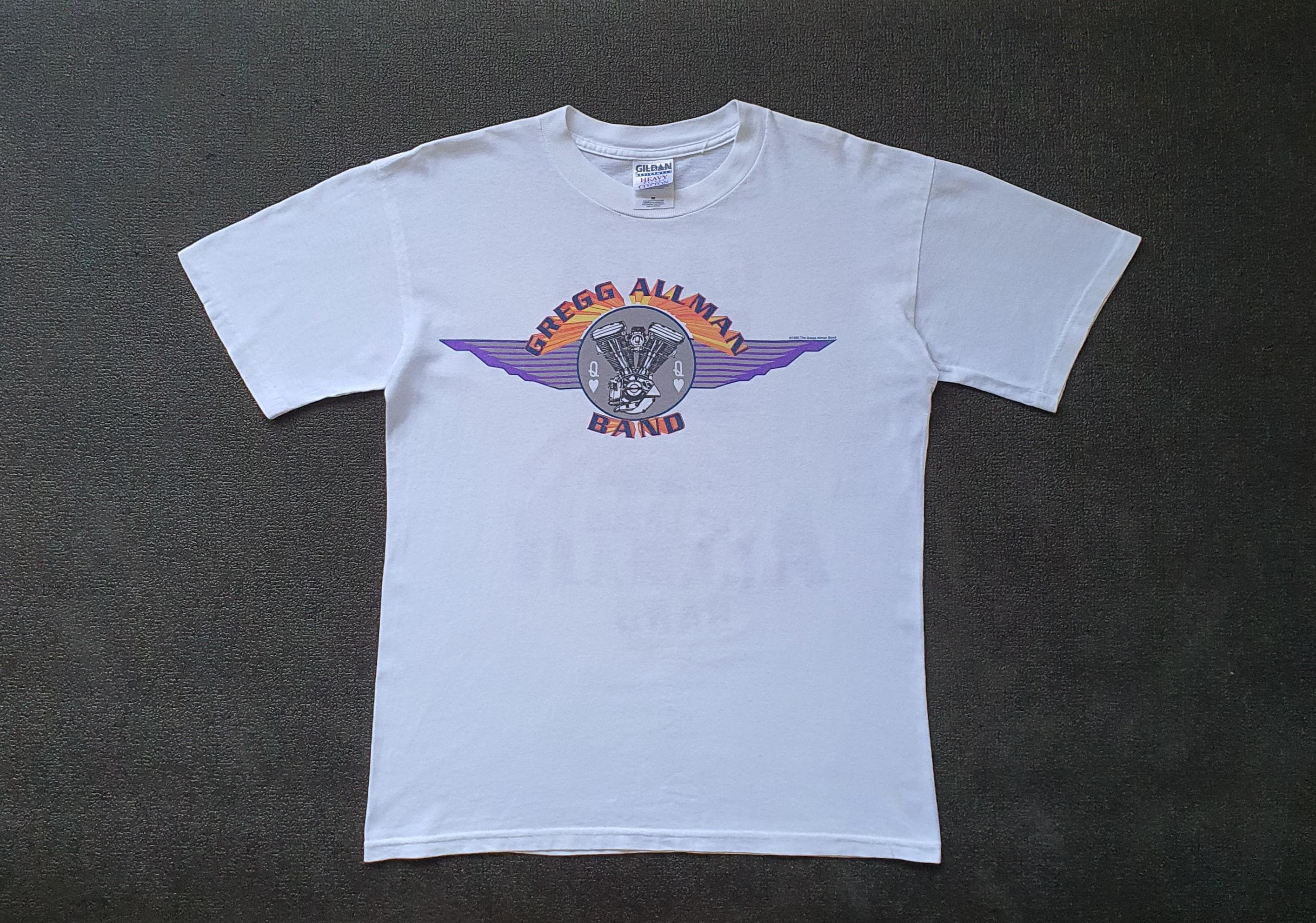 Gregg Allman 90s ライブT ツアーT anvil Lサイズ Vintage 1995 GREGG ALLMAN BAND Georgia Tour T Shirt Size M / 1990s