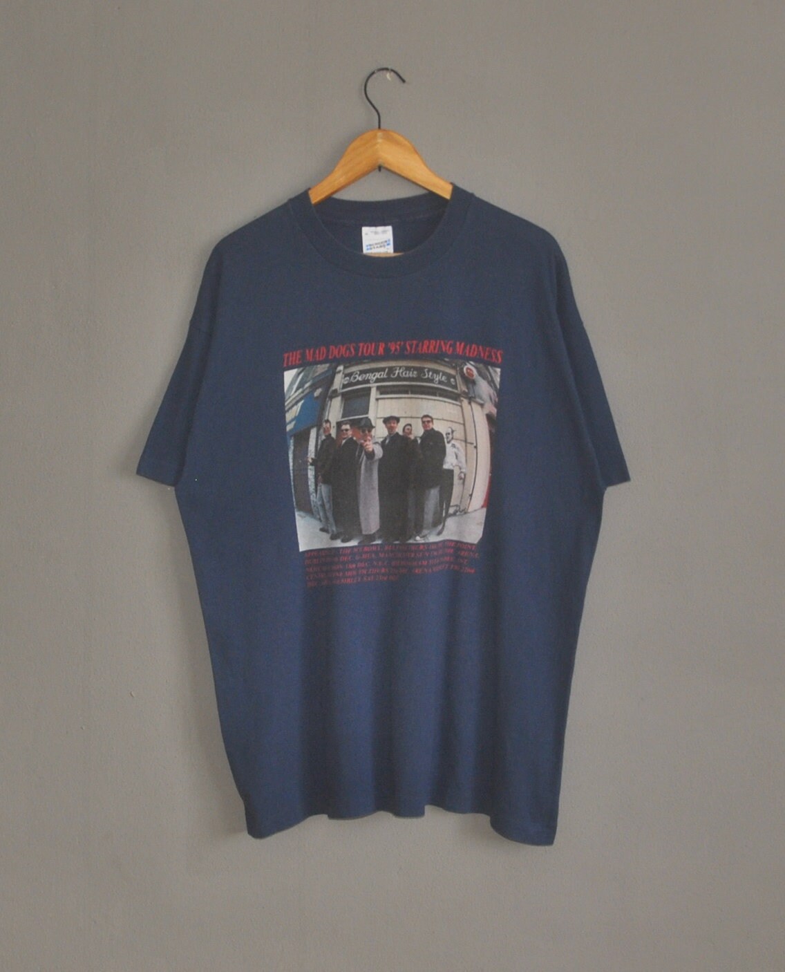 ヴィンテージ 1995 MADNESS The Mad Dogs Tour Tシャツ サイズ XL / 90 