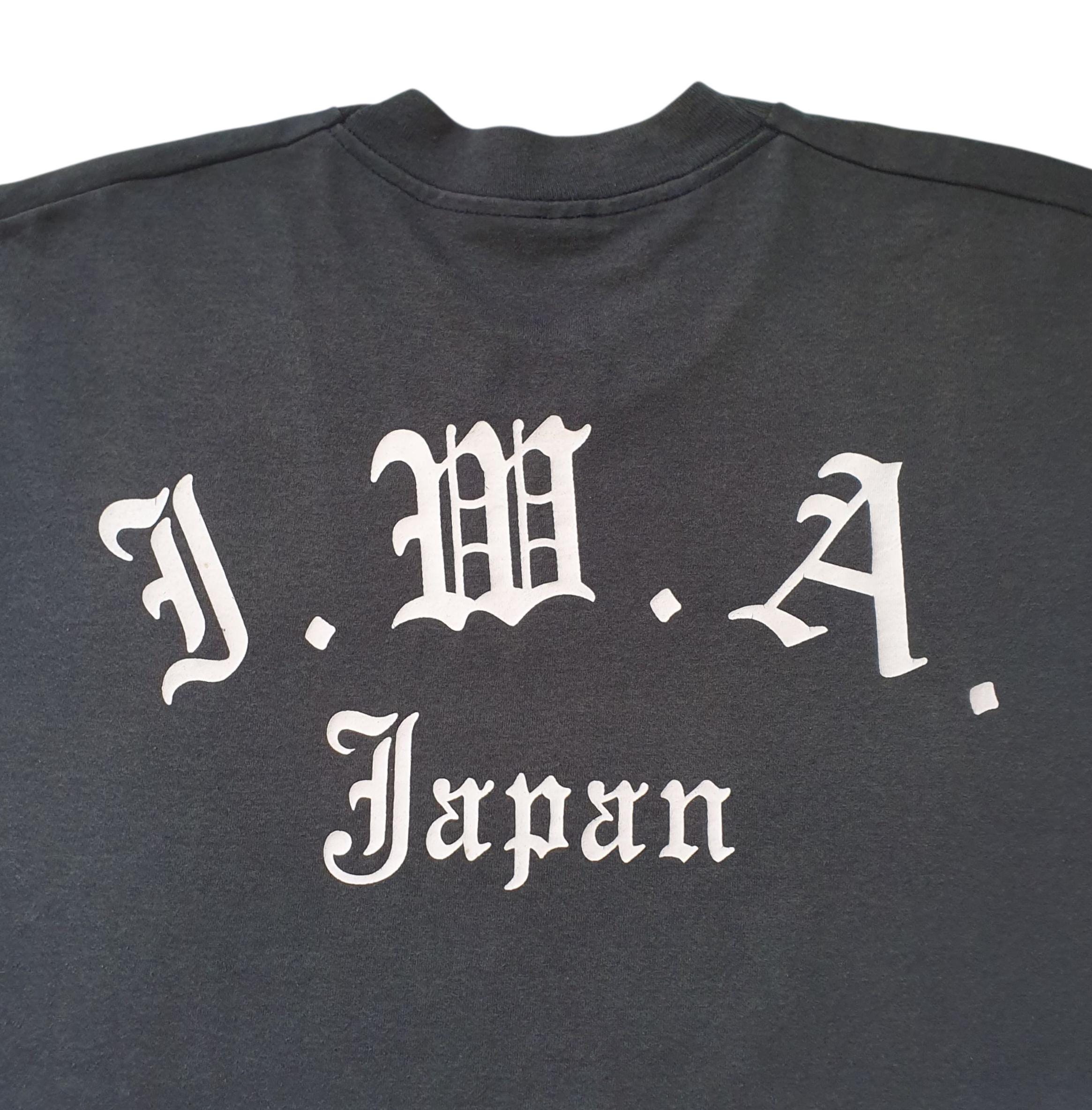 Vintage 90s LEATHERFACE IWA Japan T Shirt Size L / Rare Corporal