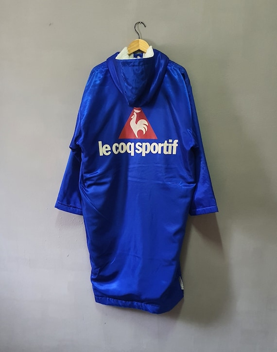 Vintage Le Coq Sportif Long Jacket 90s Windbreaker