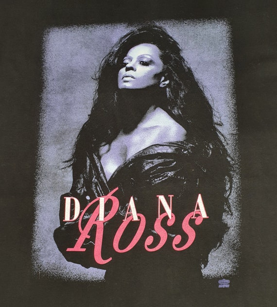 Vintage 90s DIANA ROSS Tour T shirt size X-Large … - image 3