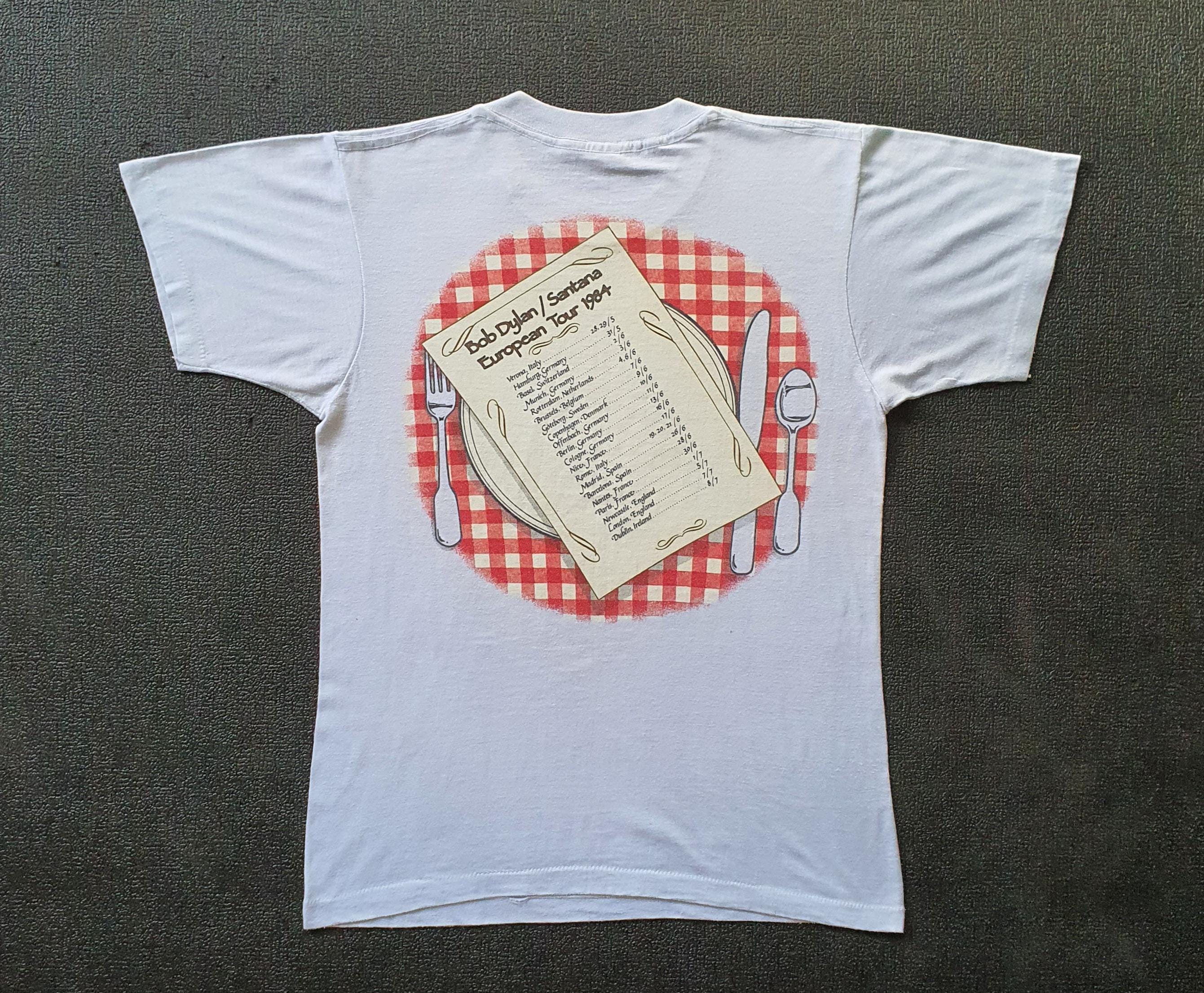 70's Santana North American Tour Teeラグラン Vintage 1970's SANTANA Tour T-shirt 1979 RARE Short Sleeve