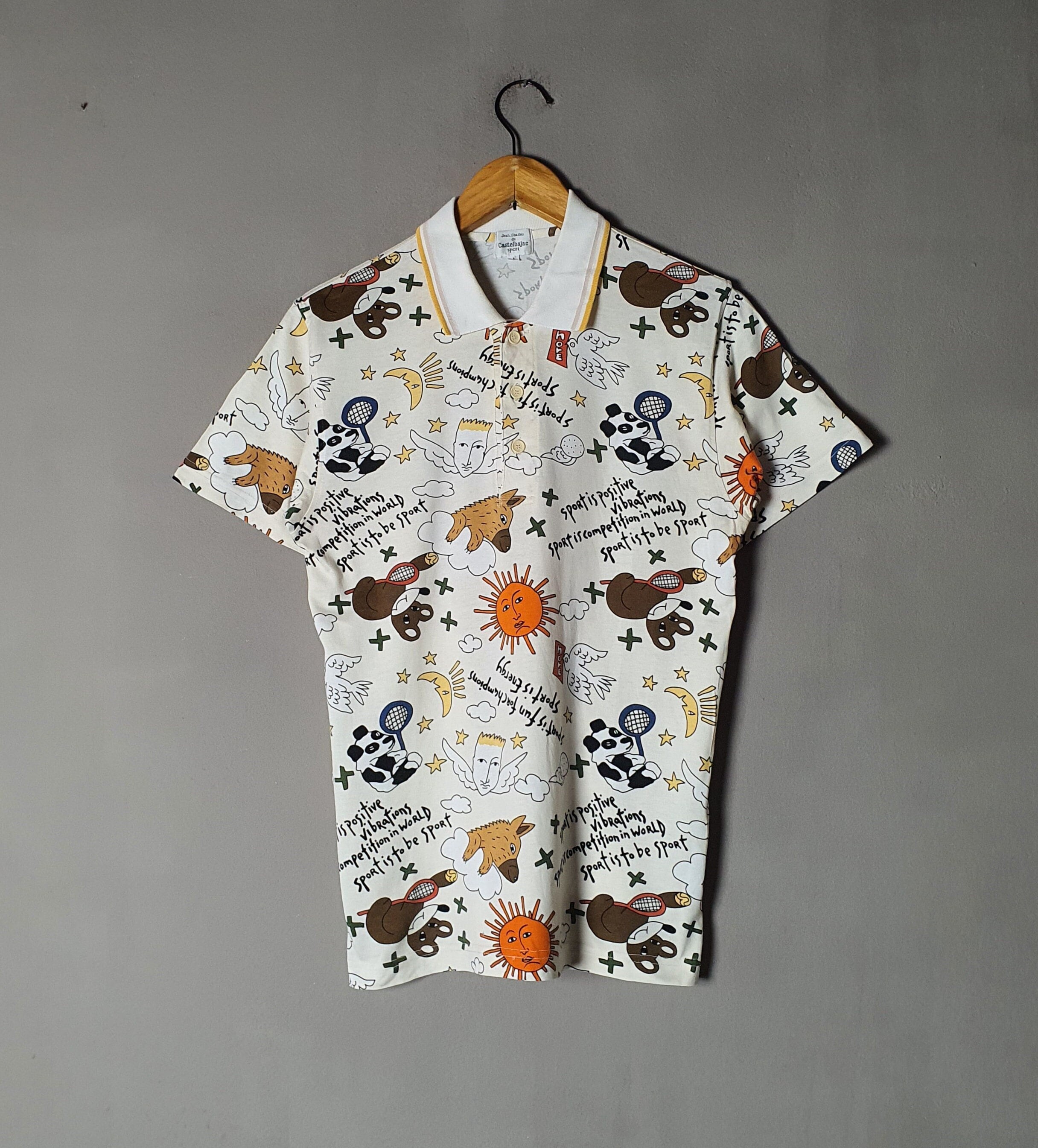 トップス 80s JC de Castelbajac Viscose PrintShirt 80s JC de Castelbajac Viscose PrintShirt