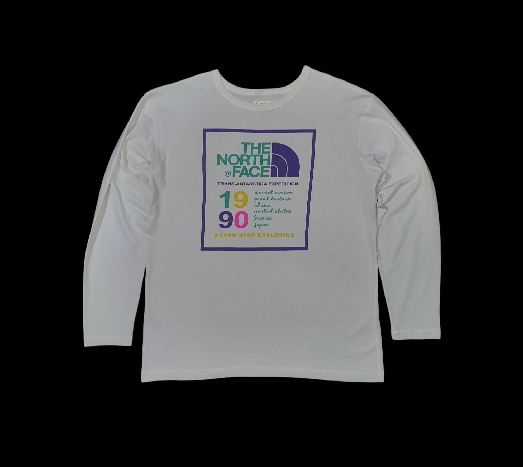 Vintage 1990 THE NORTH FACE Trans-antarctica Expedition Long Vintage 1990 THE NORTH FACE Trans-antarctica Expedition Long