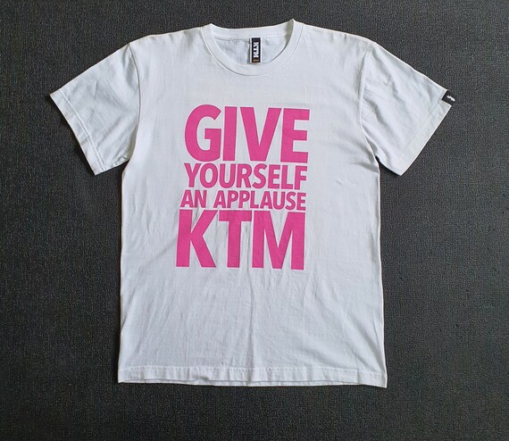 Vintage KTM 1990s Japansese Brand T Shirt Size Medium / Vintage