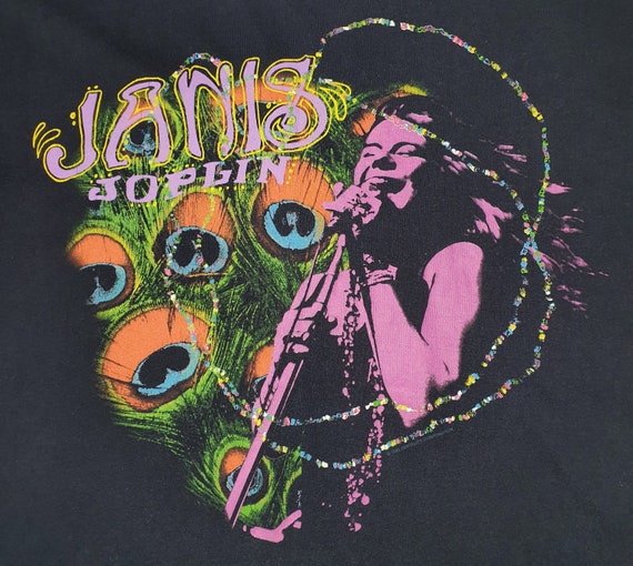 Vintage 1994 JANIS JOPLIN T shirt size Large / 19… - image 3