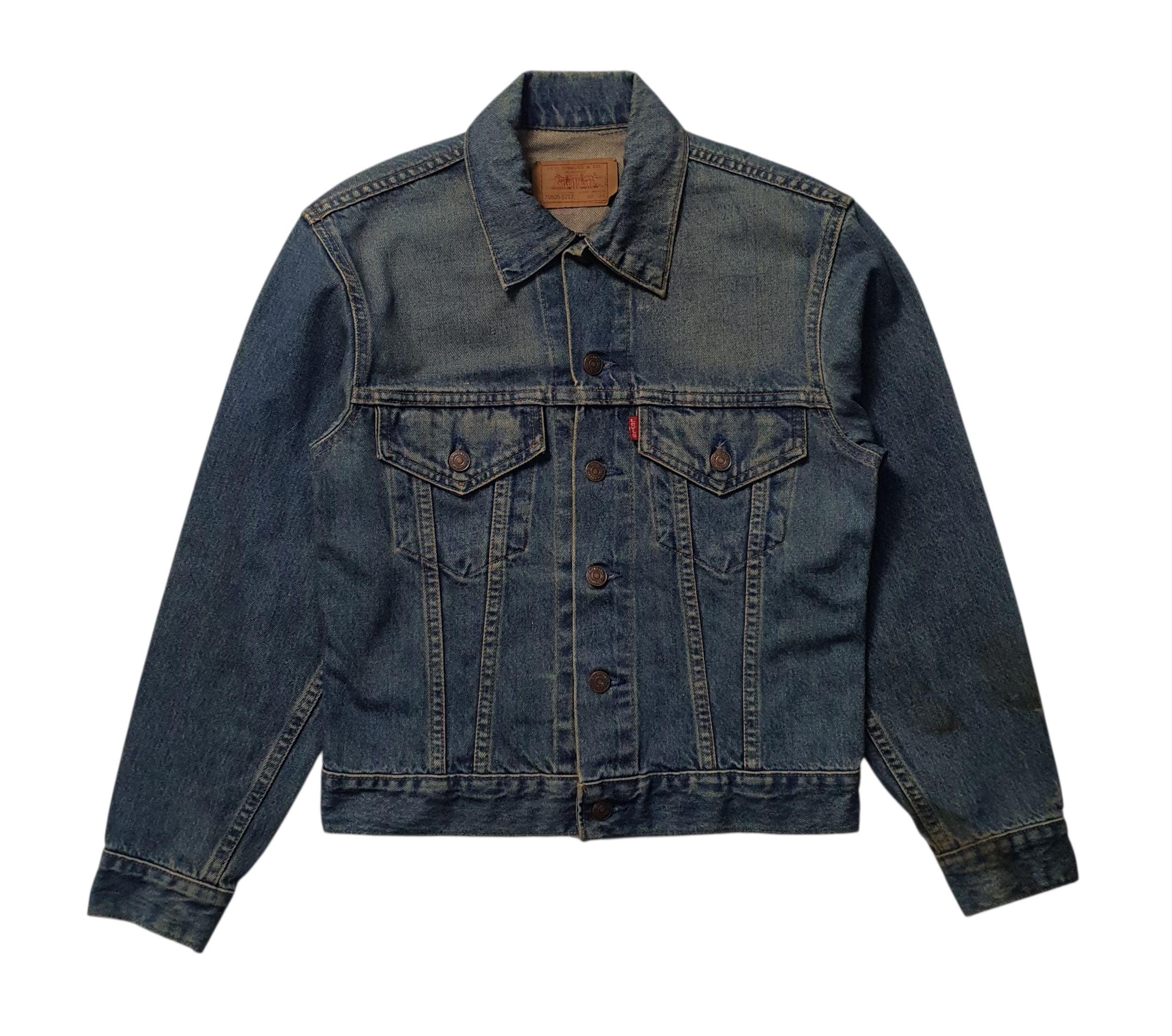 90s Levi's 70505-0217 Made in USA サイズ38 LEVI's 70505 0217 Type 3 Denim Trucker Jacket 1990's Pre-LVC Big E