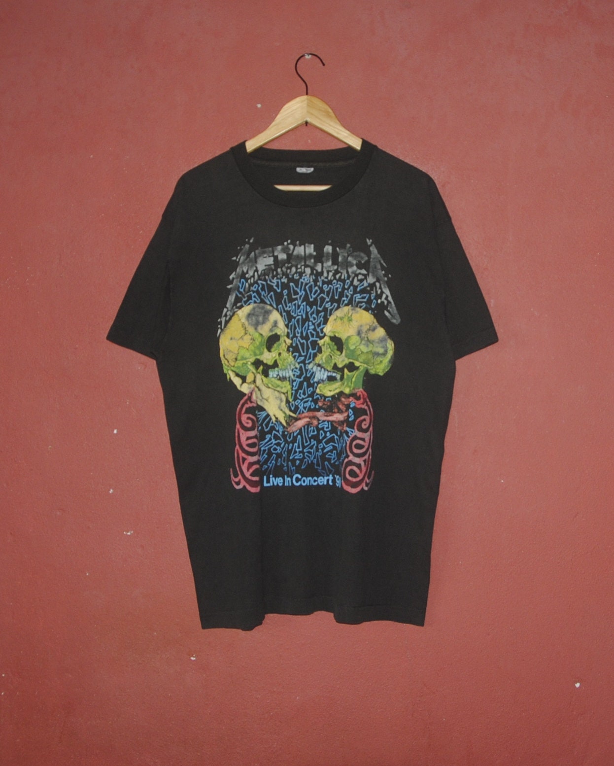 Vintage METALLICA 1991 Live in Concert Tour T shirt size Large | Etsy