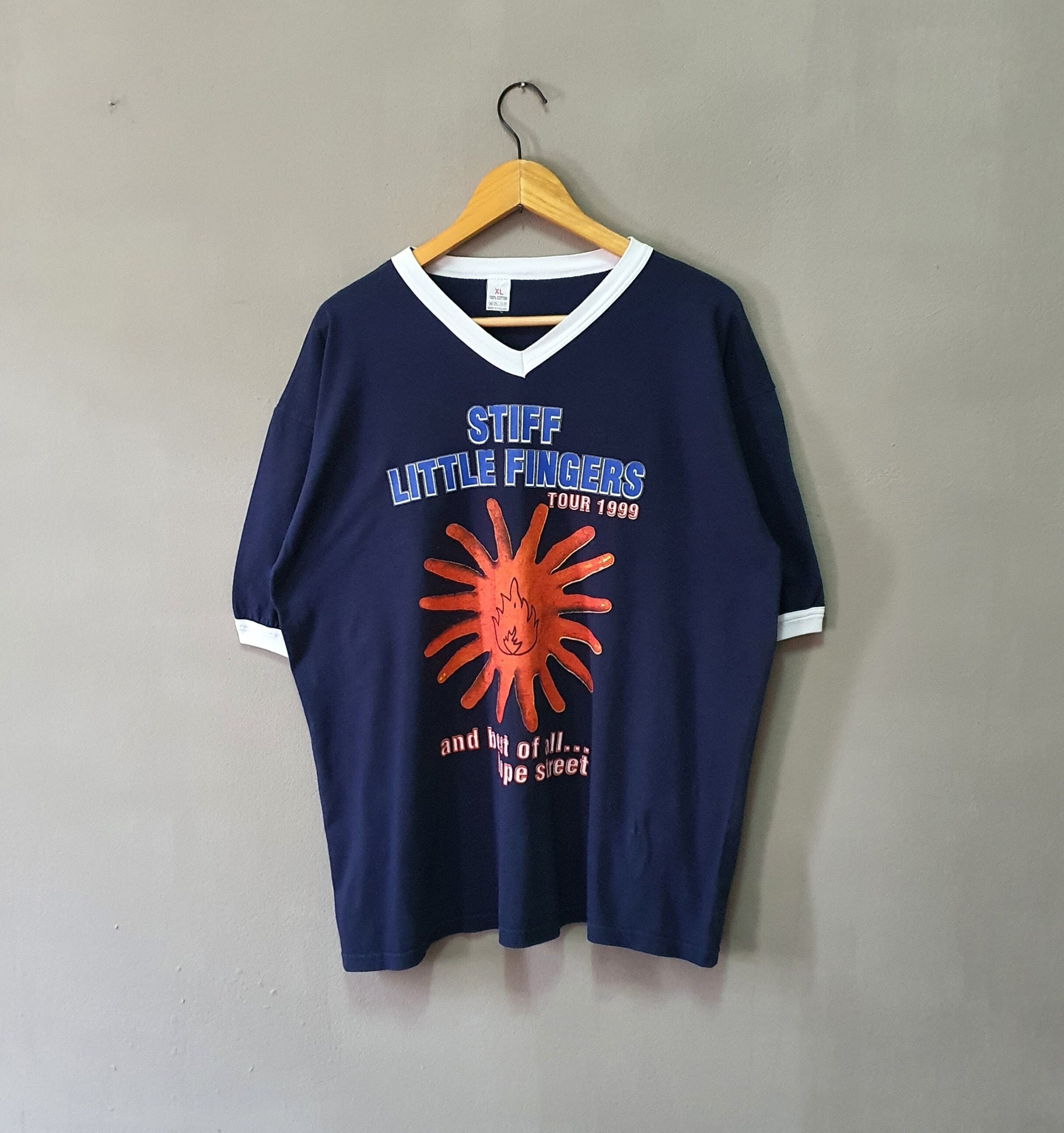 Vintage 1999 Stiff Little Fingers UK Tour T Shirt Size XL / 90s