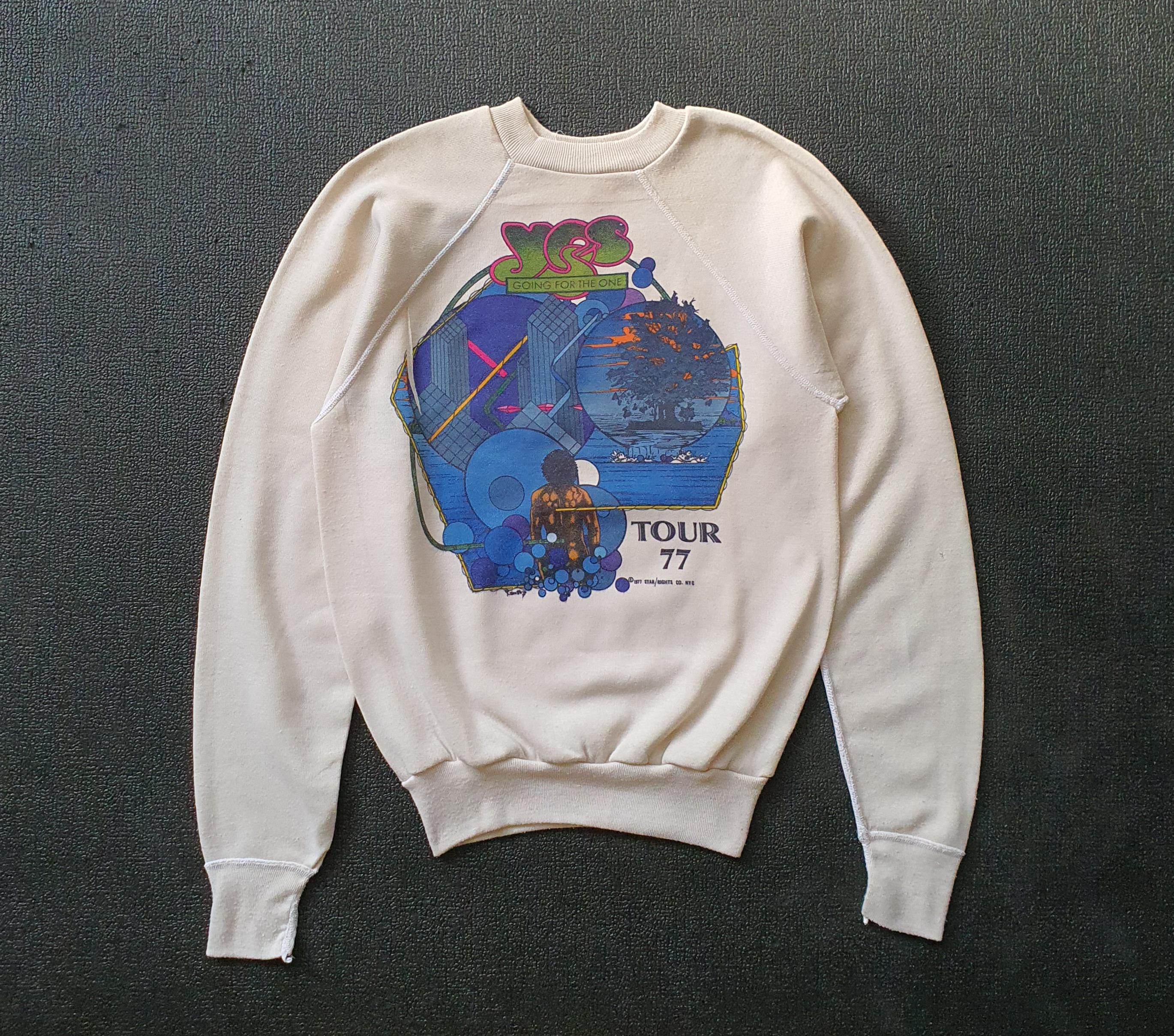 ミュージシャン 1970's [yes] promotional t shirts 1978 YES Vintage Rare Concert 1970's TOUR Original Prog Rock