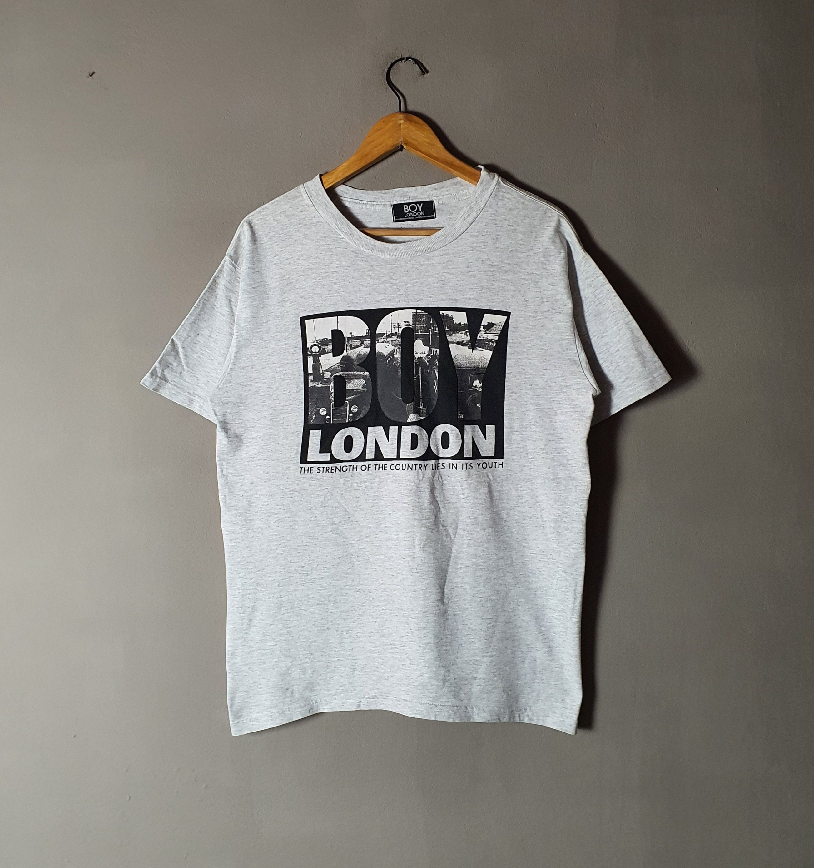 Vintage BOY LONDON 90s T Shirt Size Large / 1990s UK