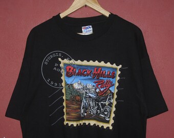 Vintage 1993 STURGIS Black Hills Rally T Shirt Size X-large