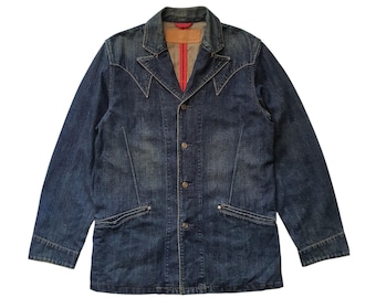 Vintage LEVI'S 507 Type 2 II Selvedge Denim Trucker Jacket Size 38