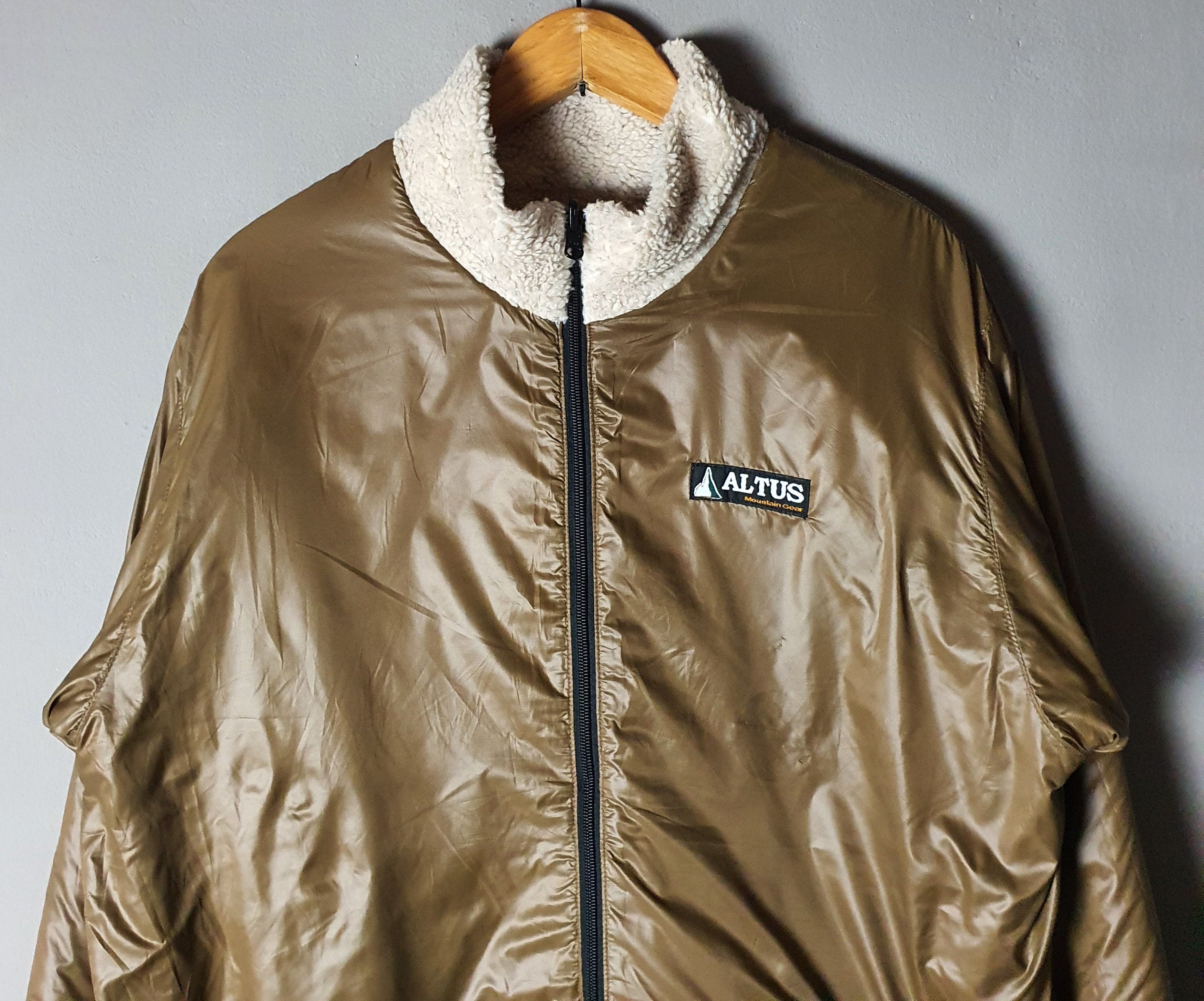 Altus Mountain Gear リバーシブル フリース ジャケット セーター