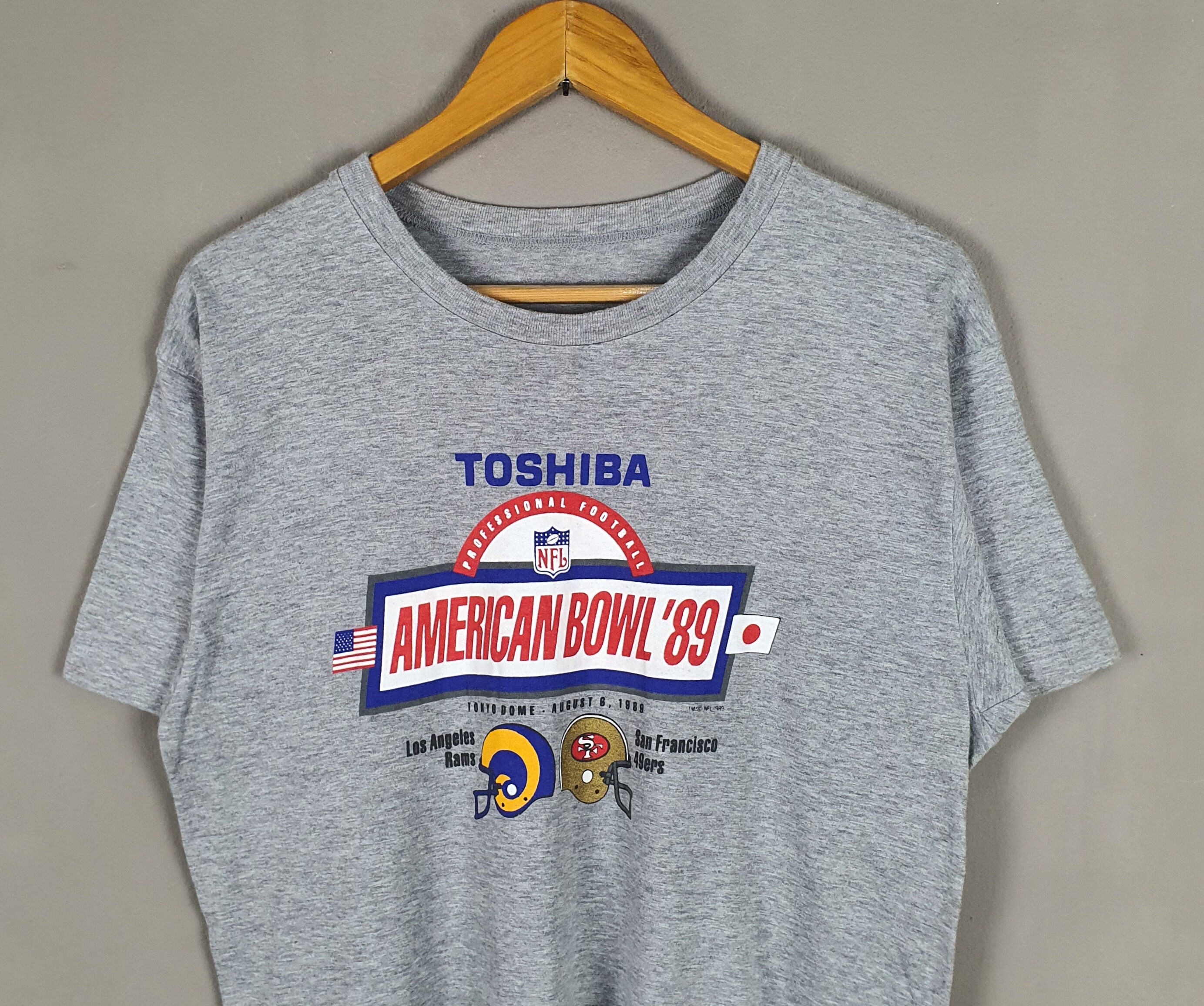 Vintage 1989 American Bowl Tokyo Dome T Shirt Size S-M Vintage 1989 American Bowl Tokyo Dome T Shirt Size S-M