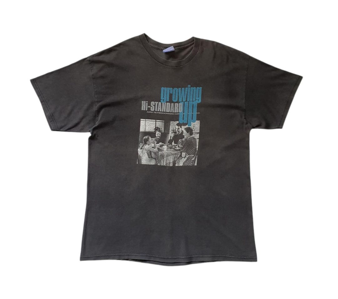 90's Hi standard ハイスタ　growing up tee 古着 90s Hi-STANDARD Tシャツ growing up tour - メルカリ