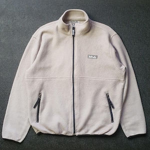 Vintage BITCH Skatebaord fleece Jacket size L / 1990s Skateboard Clothing Classic Skate 90s Streetwear Warm Wear Zipper Jacket