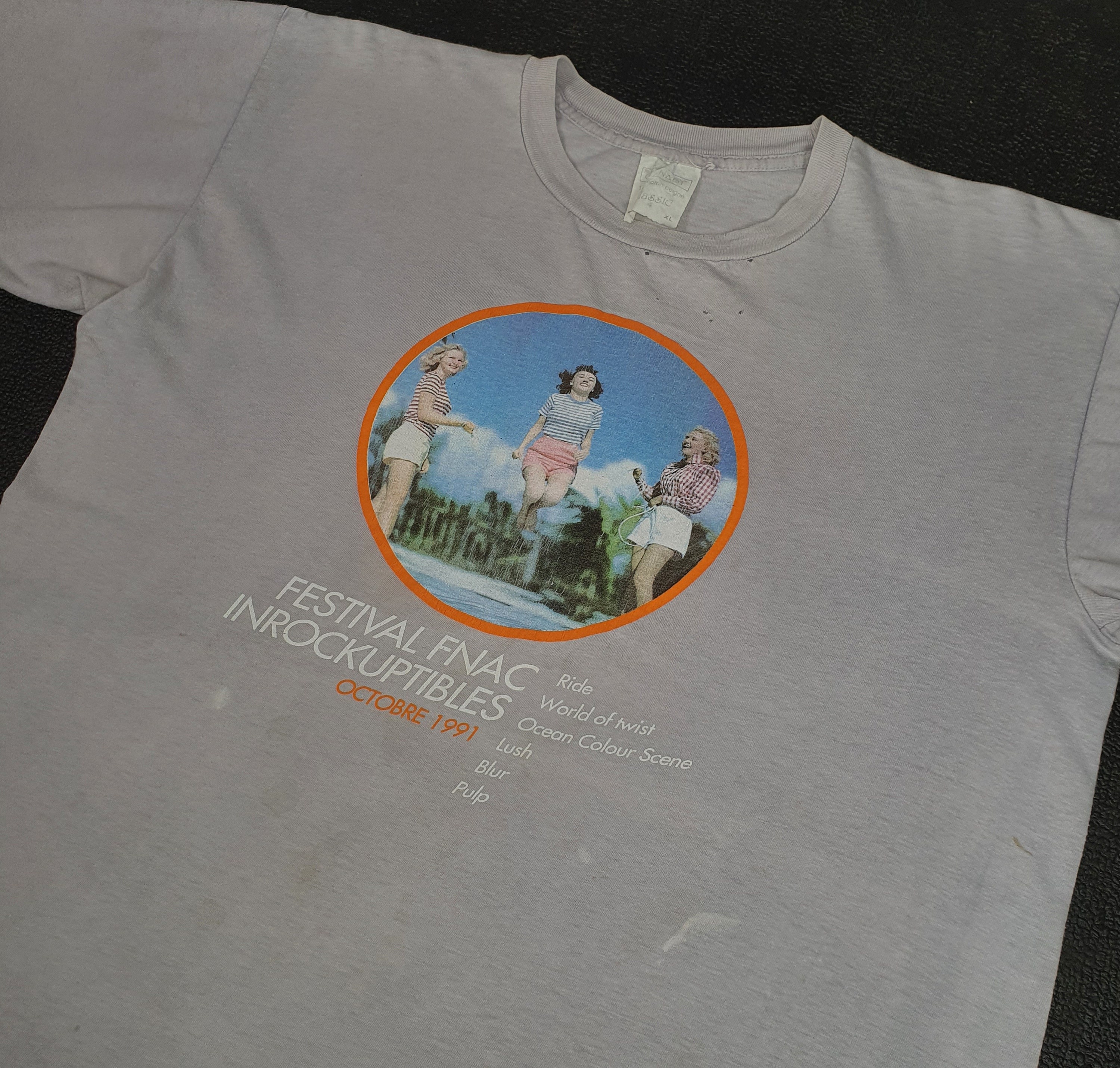 Vintage 1991 RIDE With Lush Blur Pulp Ocean Colour Scene Festival