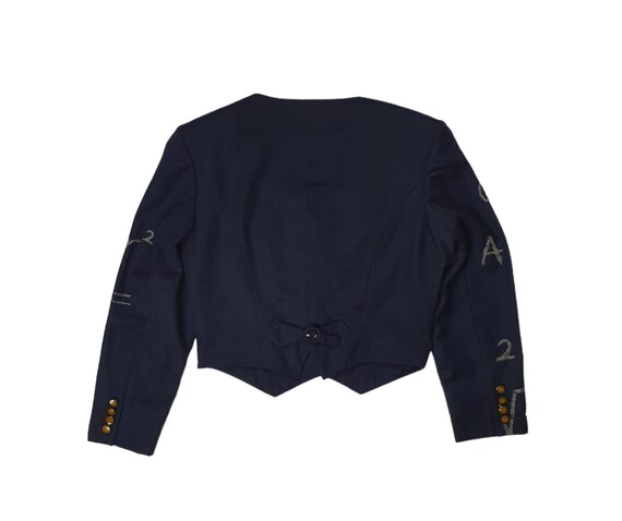 ジャケット・アウター ICEBERG NAVY EMBROIDERED MILITARY JACKET ICEBERG NAVY EMBROIDERED MILITARY JACKET