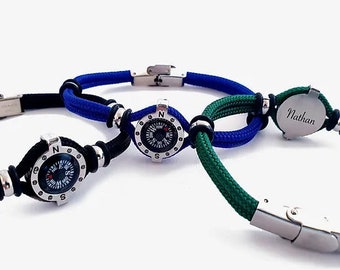 Compass Bracelet " Customizable "