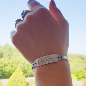Birth Band Bracelet &quot;Customizable&quot;
