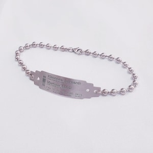 Birth Bracelet with Balls Strap &quot;Customizable&quot;