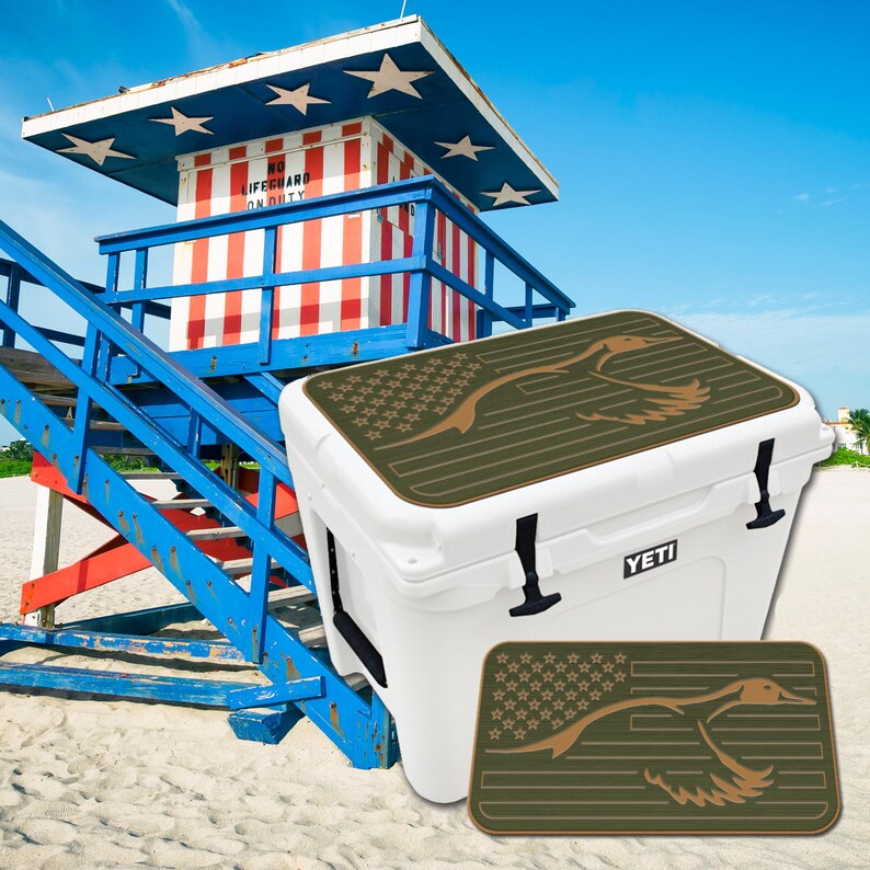 SeaDek Cooler Pad YETI Tundra  US Flag Duck OG-T